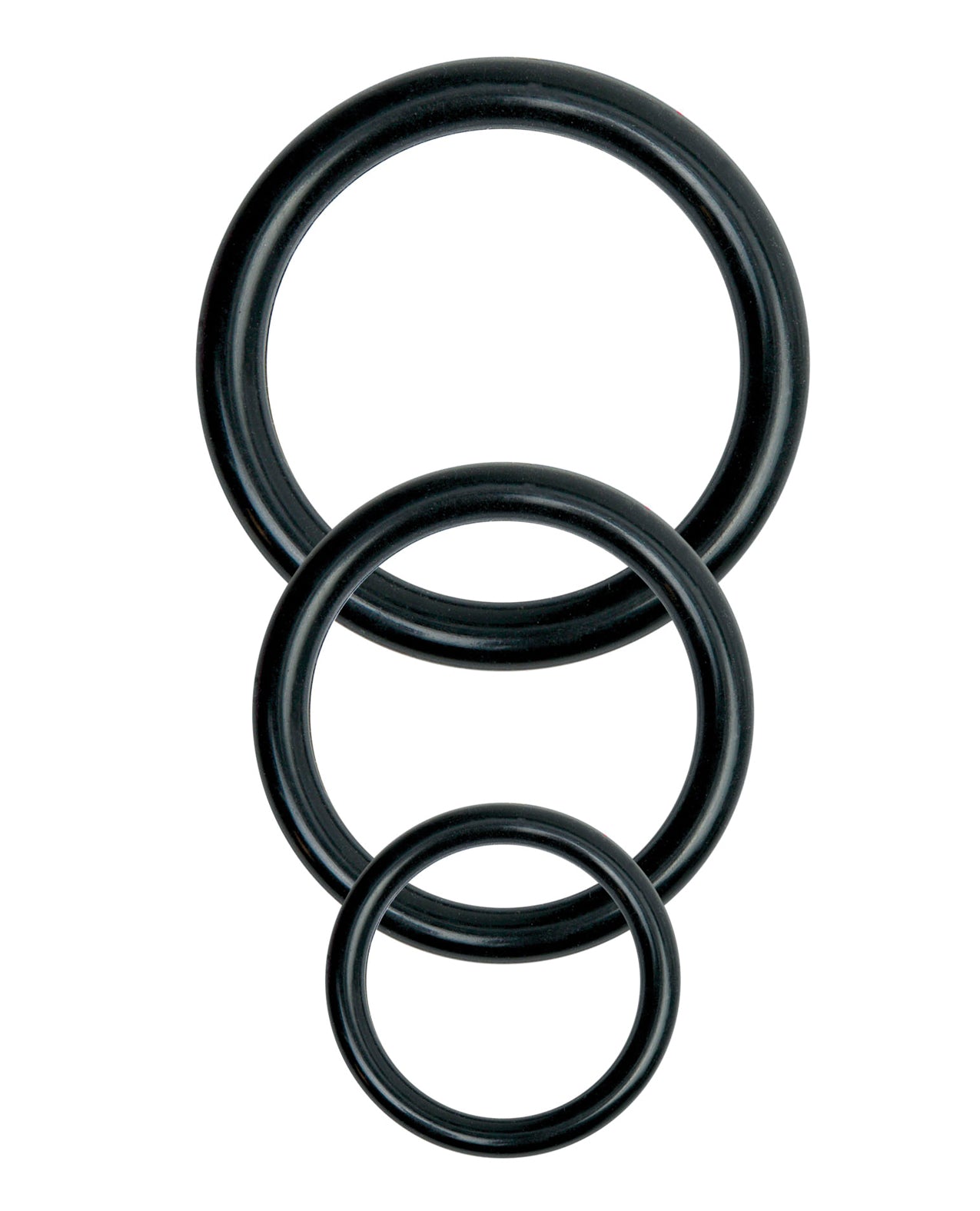 Universal Adjustable Strap-On Harness with Silicone Rings – Black