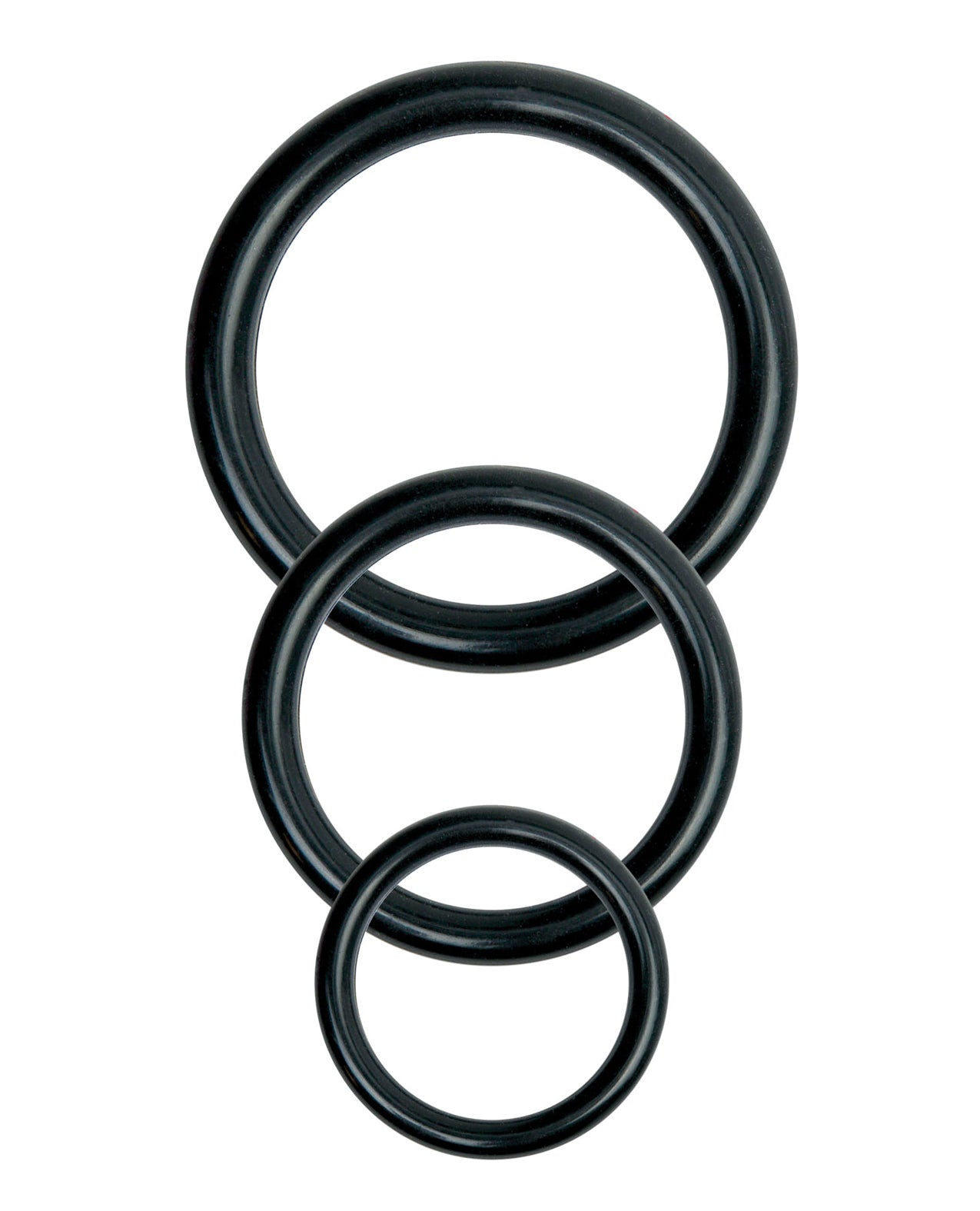 Basix Rubber Works Universal Harness Plus Size with 3 Silicone Rings