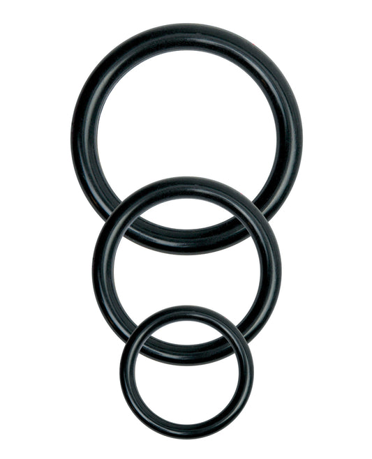 Basix Rubber Works Universal Harness Plus Size with 3 Silicone Rings