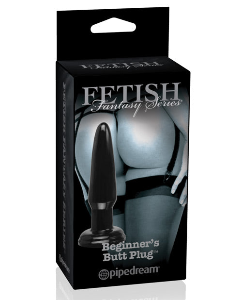 Fetish Fantasy Limited Edition Anal Products soft jelly beginner's butt plug with tapered tip and flared base for safe anal exploration