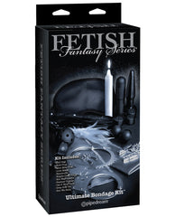 Fetish Fantasy Limited Edition Bondage Kit with cuffs ball gag and tickler for complete restraint and sensory play