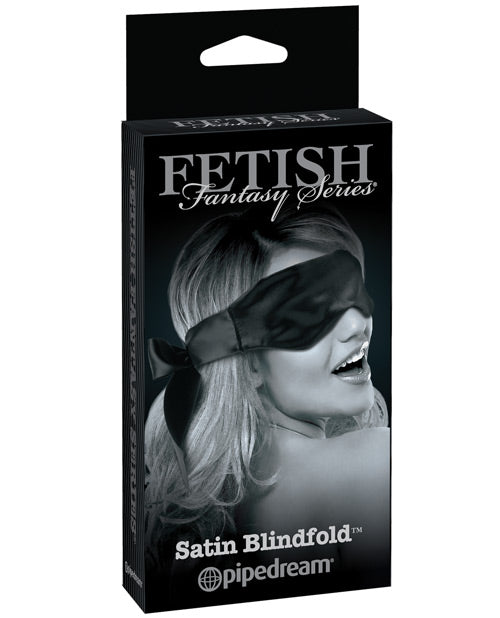 Fetish Fantasy Limited Edition Bondage Blindfold Soft Satin Material Elastic Strap for Intimate Sensory Play