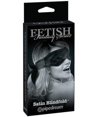 Fetish Fantasy Limited Edition Bondage Blindfold Soft Satin Material Elastic Strap for Intimate Sensory Play