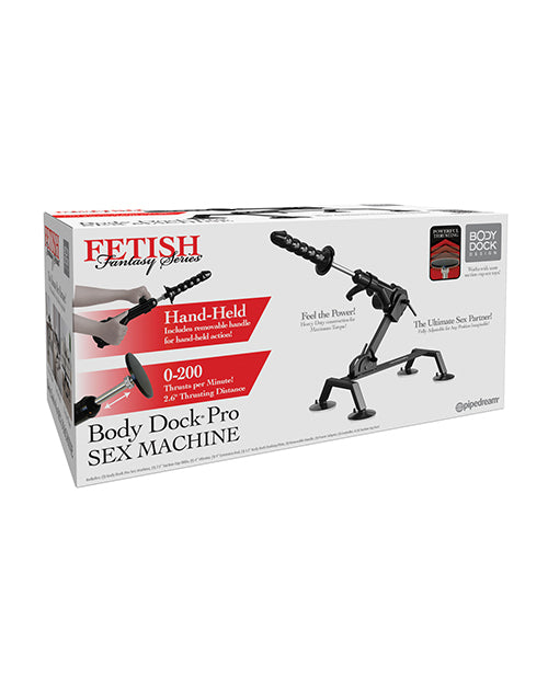 Fetish Fantasy Series Sex Machine with Adjustable Sturdy Steel Frame and Suction Cup Base for Custom Thrusting Pleasure