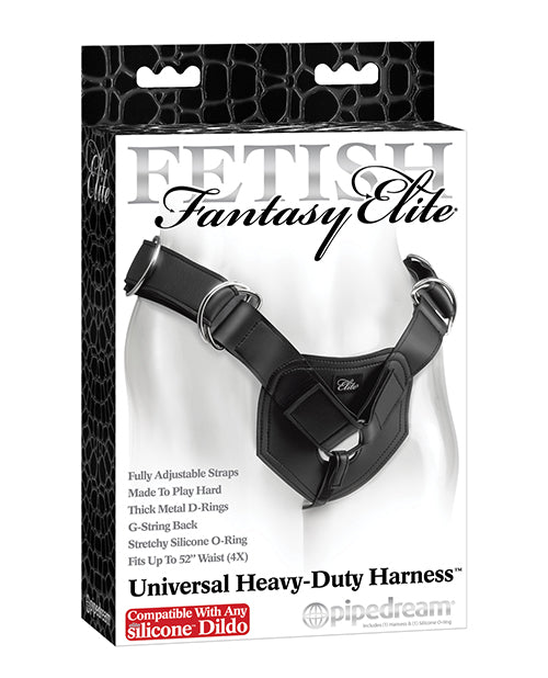 Fetish Fantasy Elite Strap-On Harness heavy-duty adjustable straps silicone O-ring for secure, versatile intimate play