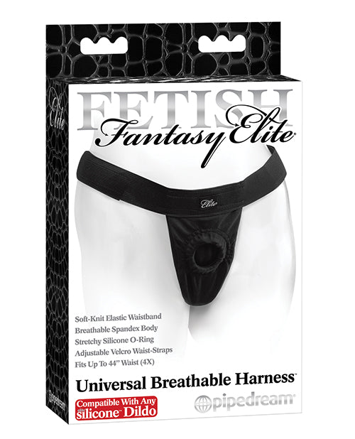 Fetish Fantasy Elite Strap-On Harness Soft Spandex Lycra Elastic Waistband for Comfortable Versatile Use