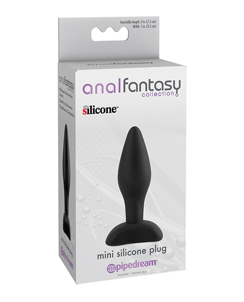 Anal Fantasy Collection Anal Product Mini Silicone Plug Tapered Tip Ergonomic Base for Comfortable Beginner Play