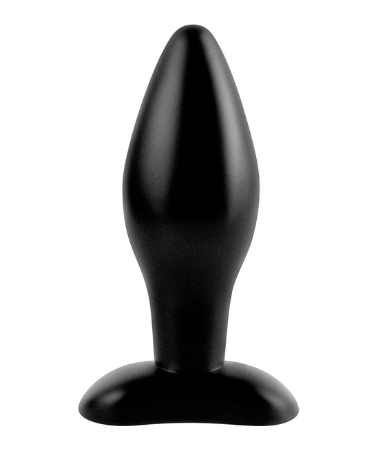 Medium Silicone Anal Plug with Ergonomic Base and Tapered Tip