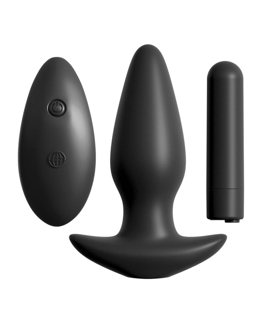 Remote Control Silicone Plug with Rechargeable Vibrating Bullet