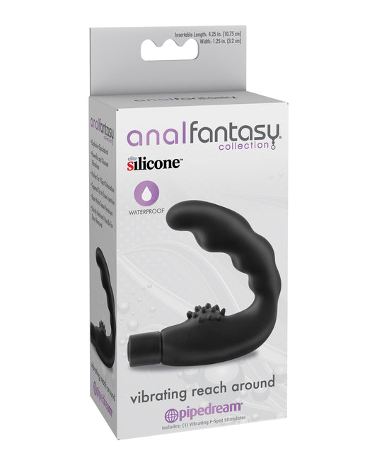 Anal Fantasy Collection Anal Stimulator Curved Shaft Powerful Vibrations for P-Spot Stimulation and Perineal Pleasure