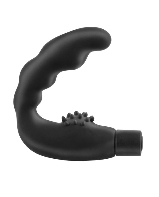Anal Fantasy Collection Vibrating Reach Around – Black Curved P-Spot Anal Stimulator