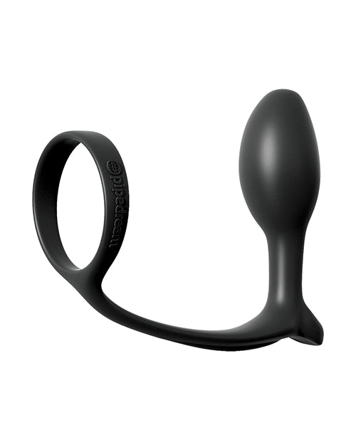 Ass-Gasm Cockring Beginners Plug with Silicone Prostate Stimulator