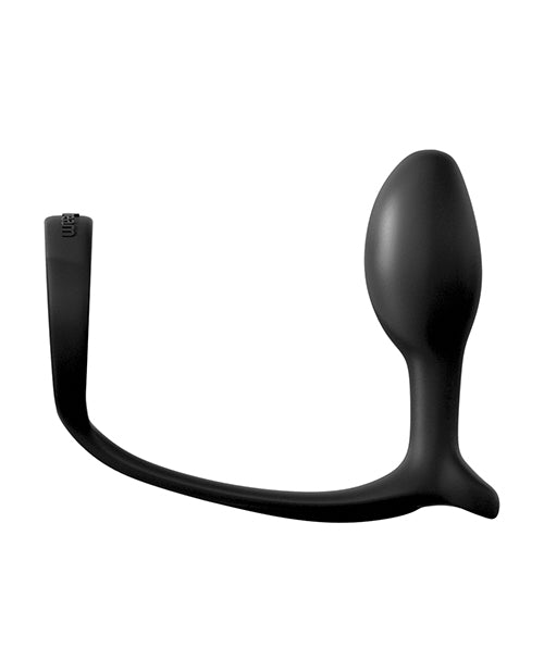 Ass-Gasm Cockring Beginners Plug with Silicone Prostate Stimulator