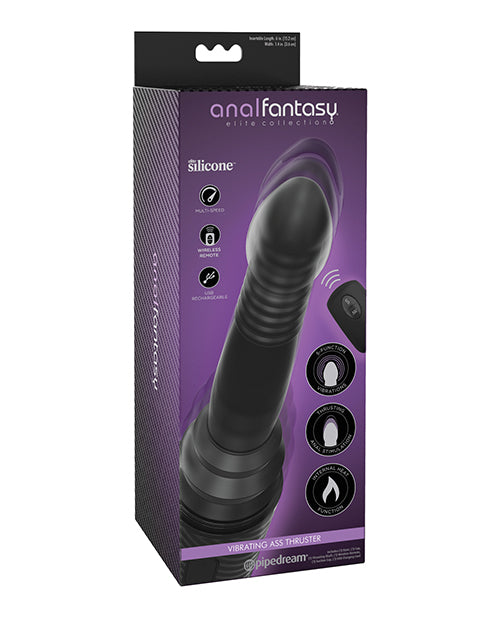 Anal Fantasy Elite Collection Anal Thruster with Heating, Thrusting Modes, and Suction Base for Intense Anal Pleasure