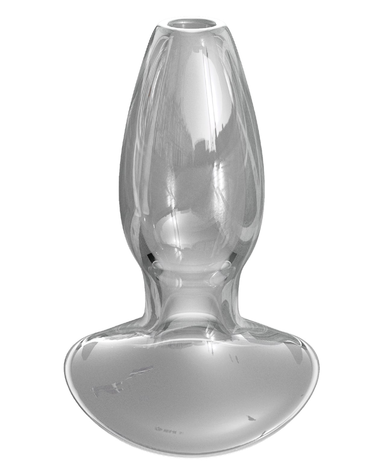 Anal Fantasy Elite Glass Gaper – Clear Glass Anal Plug for Beginners