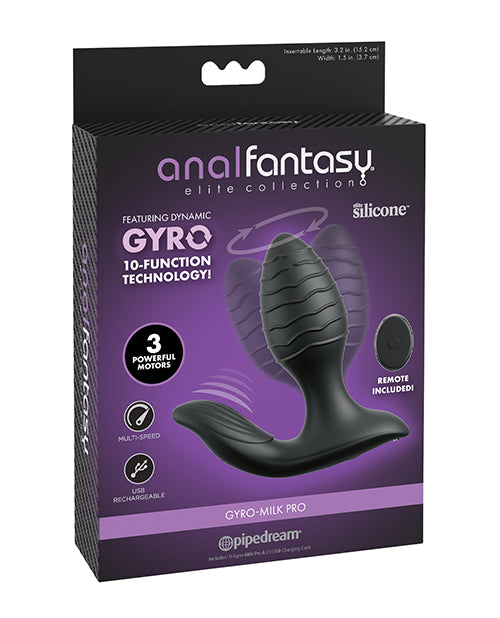 Gyro-Milk Pro Vibrating Prostate Massager with Remote Control