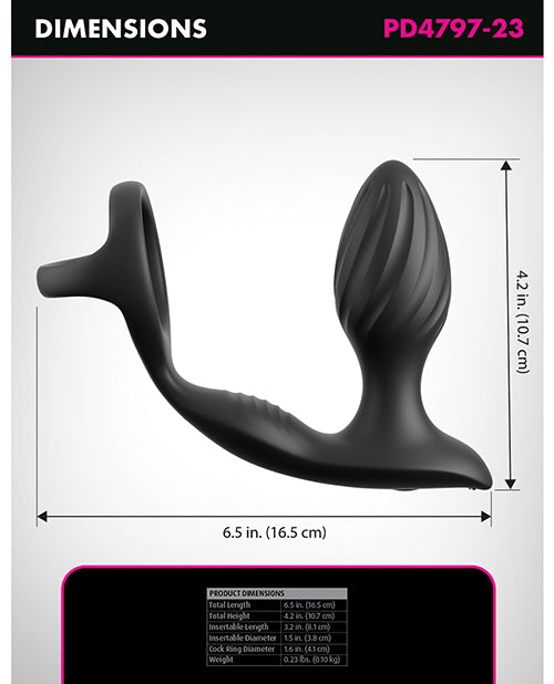 Anal Fantasy Elite Ass-Gasm Gyro-Milk Pro Prostate Massager with Automated Milking