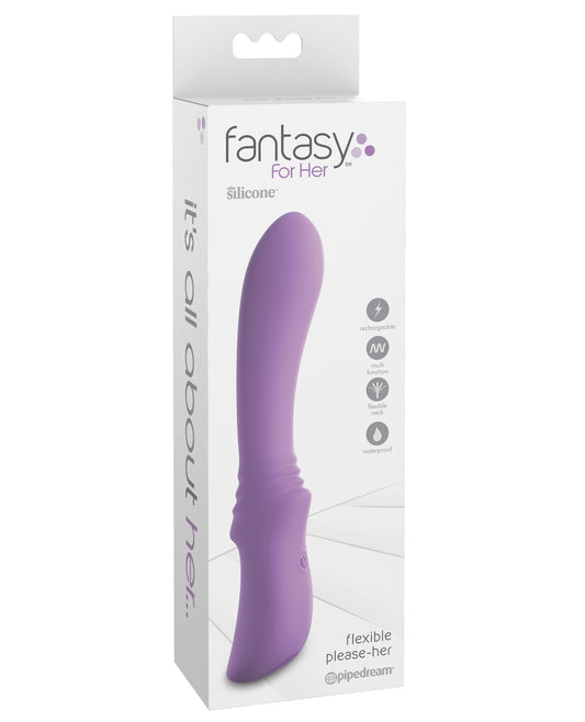 Fantasy For Her Stimulator Flexible Shaft Multi-Pattern Vibrations for Personalized G-Spot Stimulation