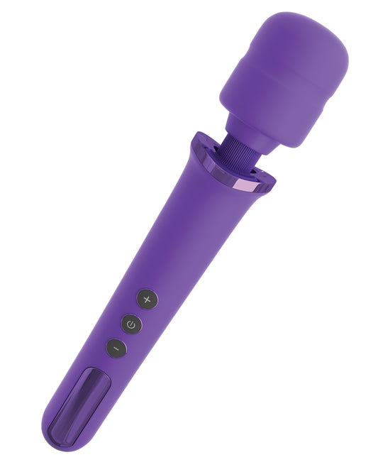 Rechargeable Power Wand with Flexible Neck – Purple Massage Device