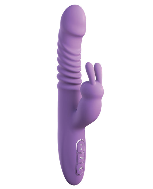 Ultimate Thrusting Silicone Rabbit Vibrator with Warming Feature