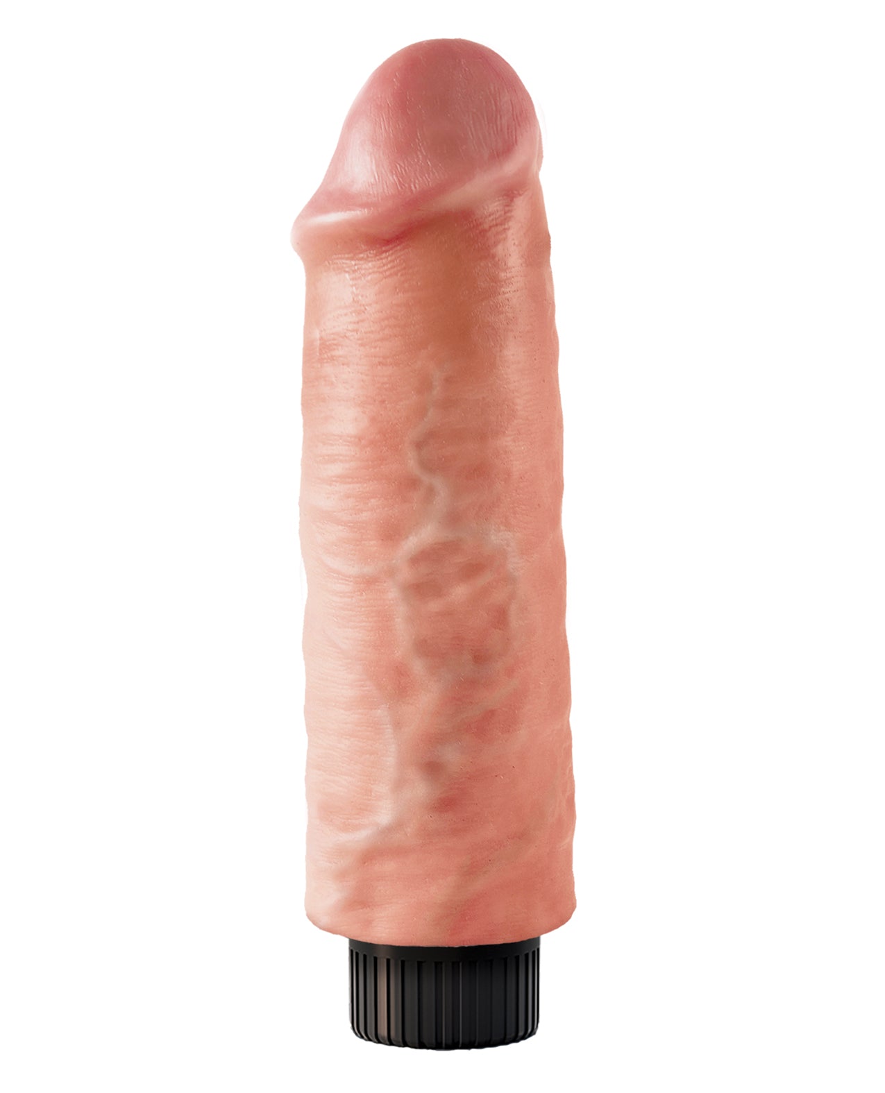 King Cock 6-Inch Realistic Vibrating Dildo with Suction Cup and Posable Shaft