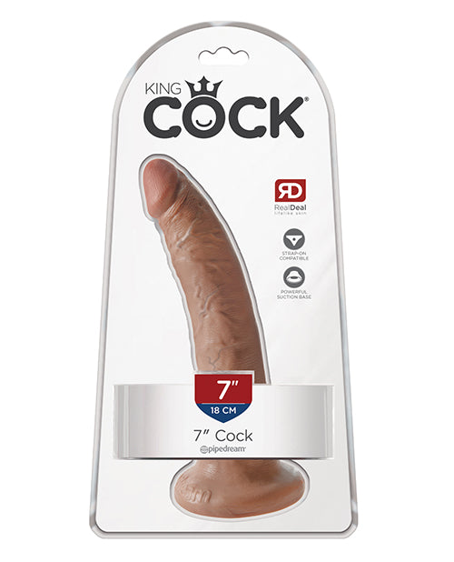 King Cock Dildo Realistic Handcrafted Design Suction Cup Base for Authentic Pleasure and Harness Play