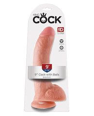King Cock Dildo Realistic Flesh Suction Cup Harness-Compatible for Lifelike Solo or Partnered Play