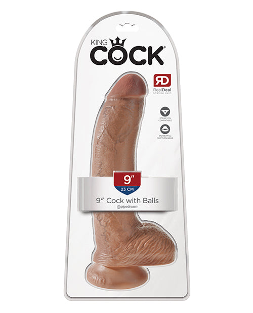 King Cock Dildo Realistic Handcrafted Detailing with Suction Cup Base for Lifelike Pleasure