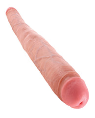 King Cock 16-Inch Tapered Double Dildo in Realistic Flesh Design