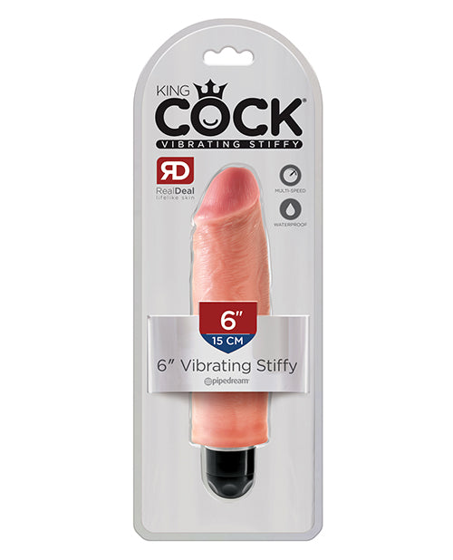 King Cock Vibrator Realistic 6-Inch Dildo Multispeed Waterproof for Intense Pleasure
