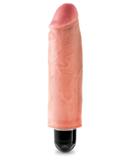 King Cock 6-Inch Vibrating Stiffy Realistic Dildo Vibrator – Flesh