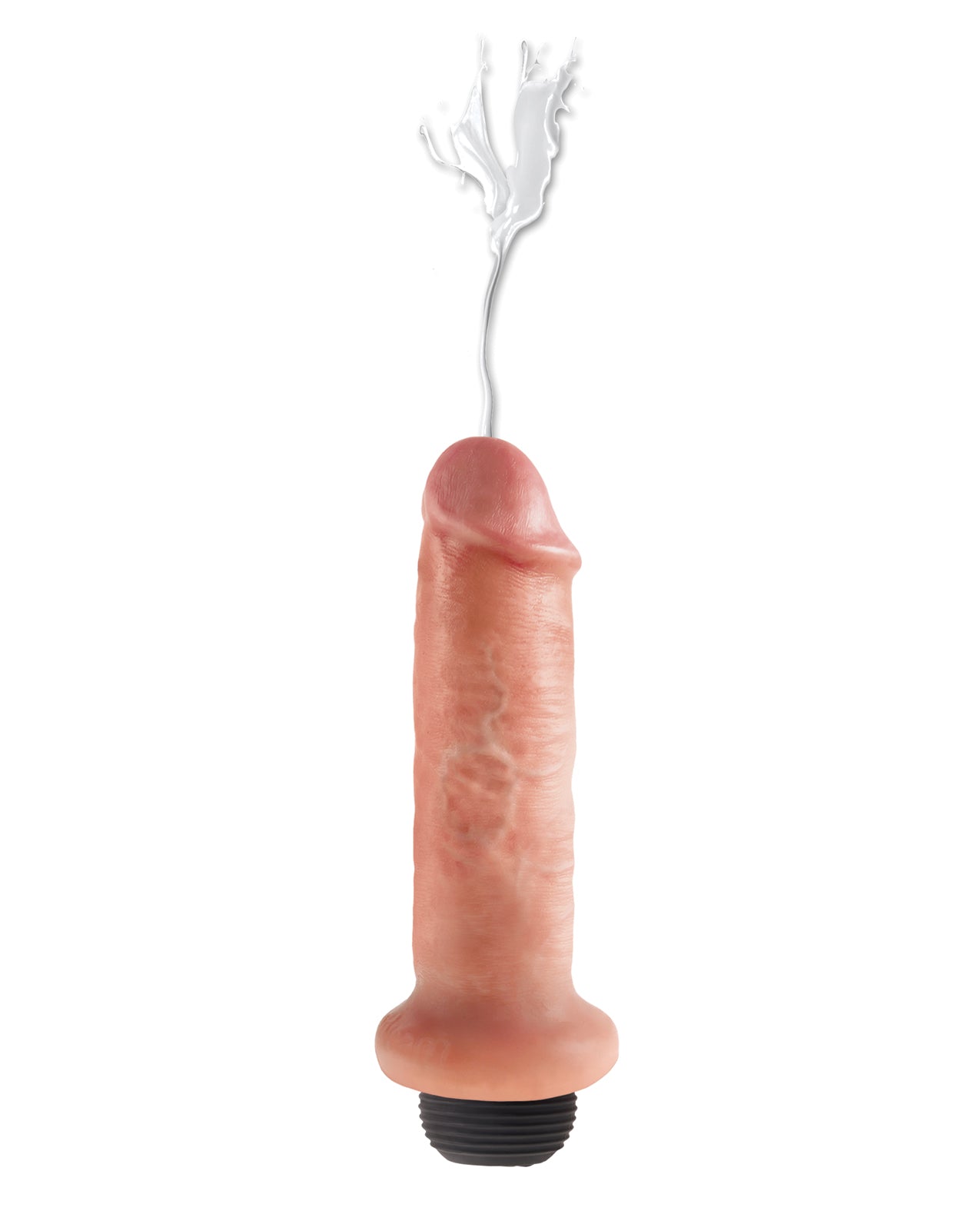 King Cock 6" Squirting Dildo with Realistic Jizzle Juice Bulb