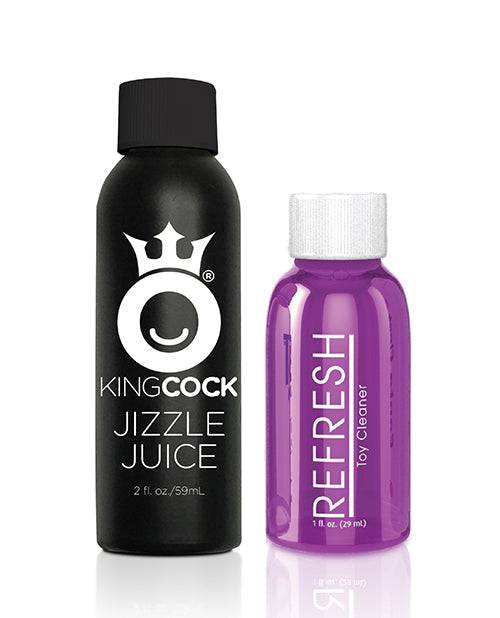 King Cock 7-Inch Squirting Dildo with Realistic Detailing and Cum Play Bulb