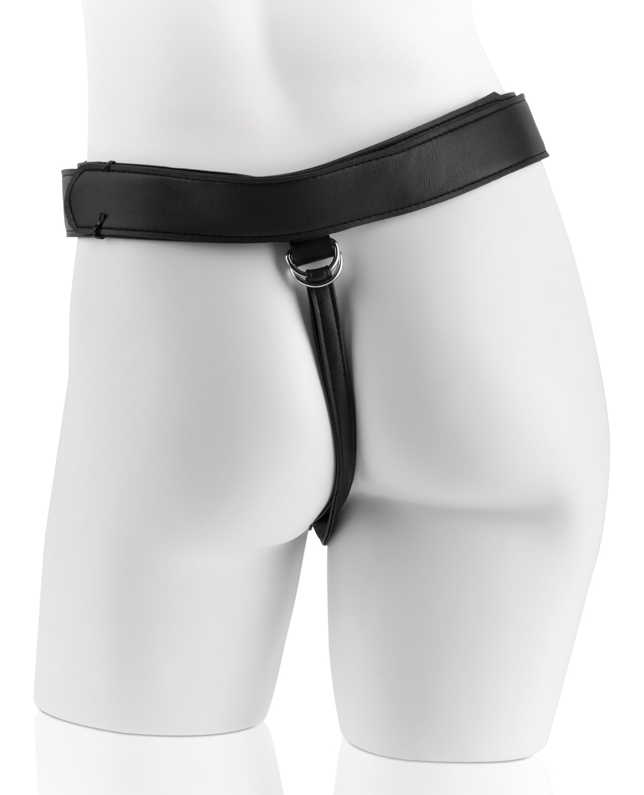 Realistic 6" King Cock Strap-On Harness with Adjustable Vinyl Fit