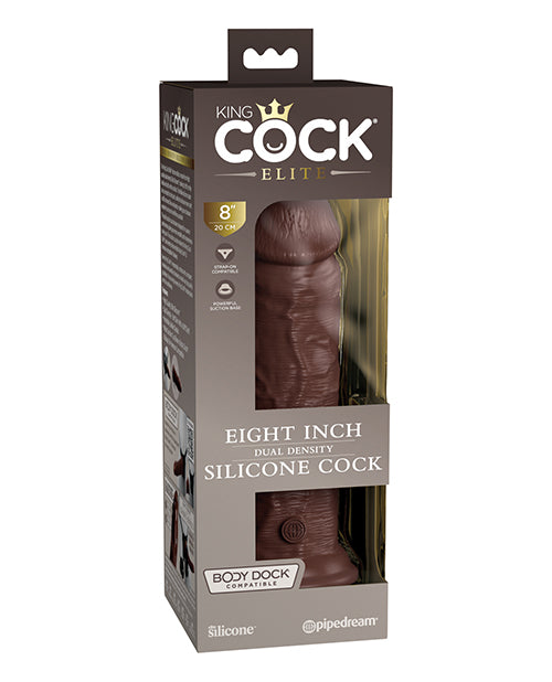 King Cock Elite Dildo Dual Density Silicone Realistic Suction Cup for Lifelike Sensation and Versatile Play
