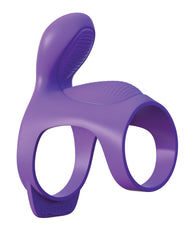 Ultimate Couples Cage Vibrating Penis Enhancement Ring with Dual Bullets