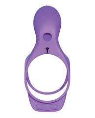Ultimate Couples Cage Vibrating Penis Enhancement Ring with Dual Bullets