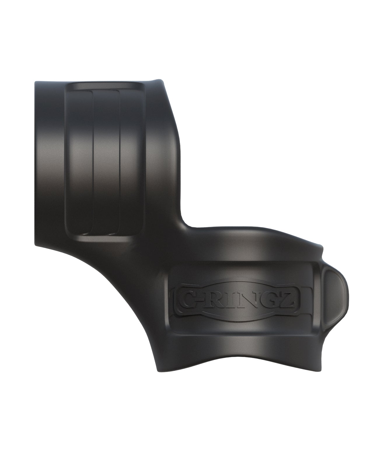 Fantasy C-Ringz Black Silicone Cock Ring & Ball Stretcher for Stamina and Support