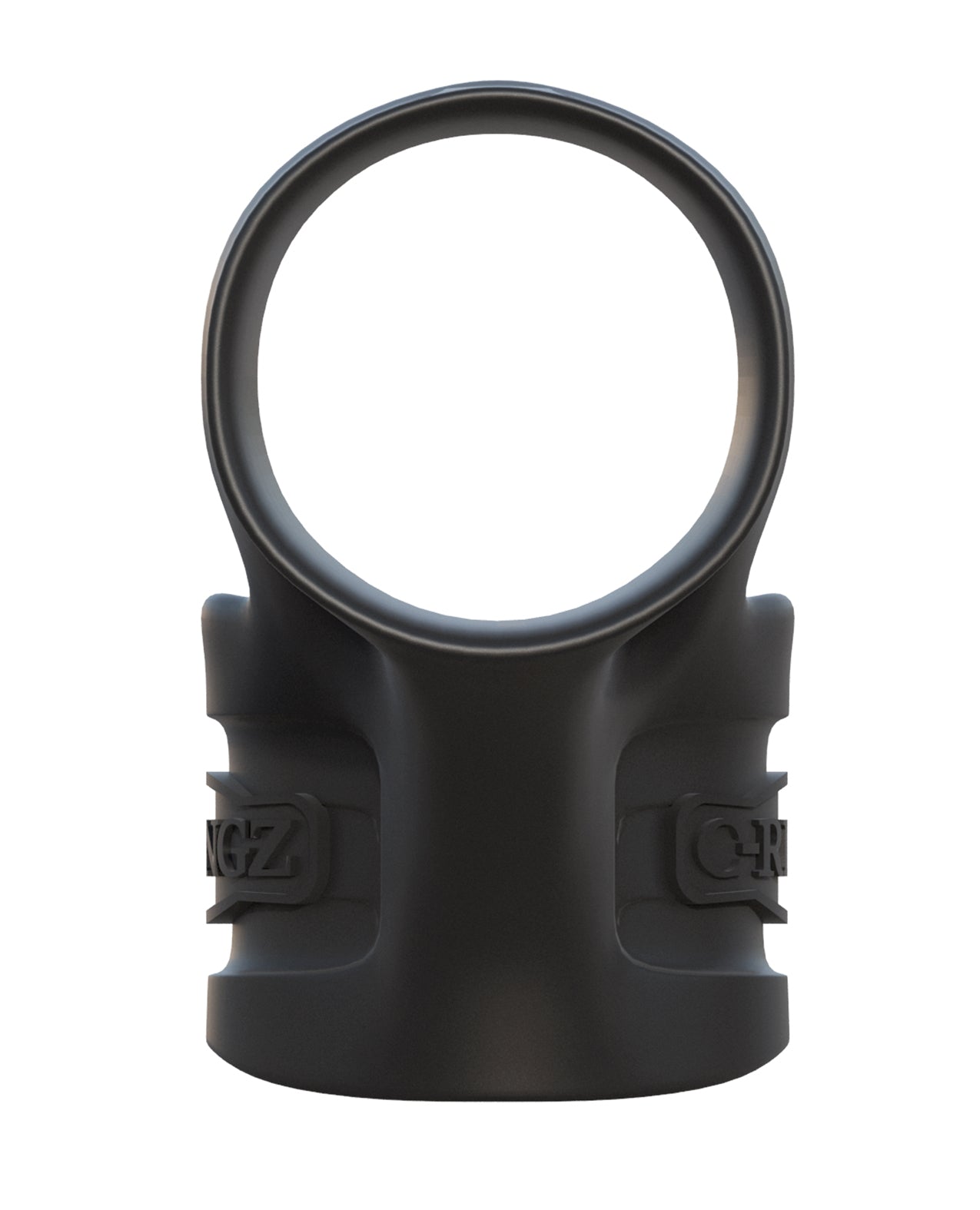Fantasy C-Ringz Black Silicone Cock Ring & Ball Stretcher for Stamina and Support