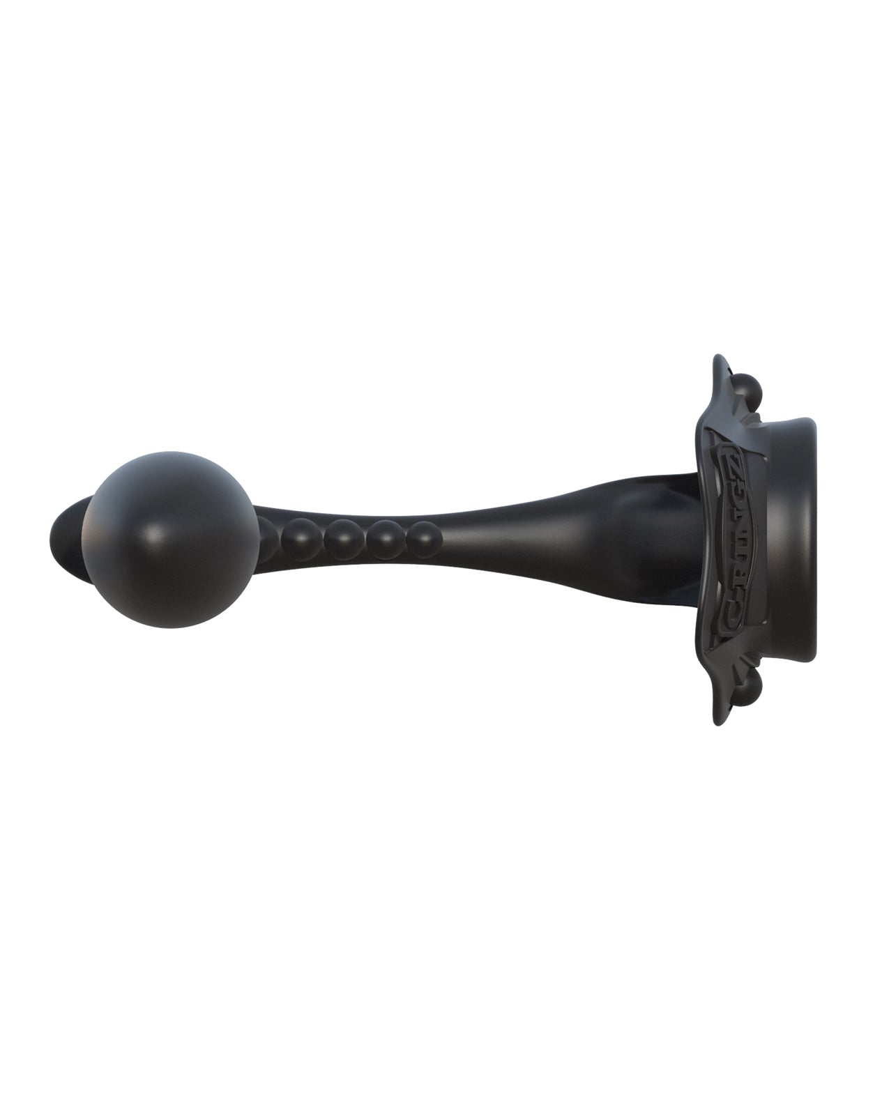 Rock Hard Ass-Gasm Silicone Dual Cock Ring with Prostate Plug