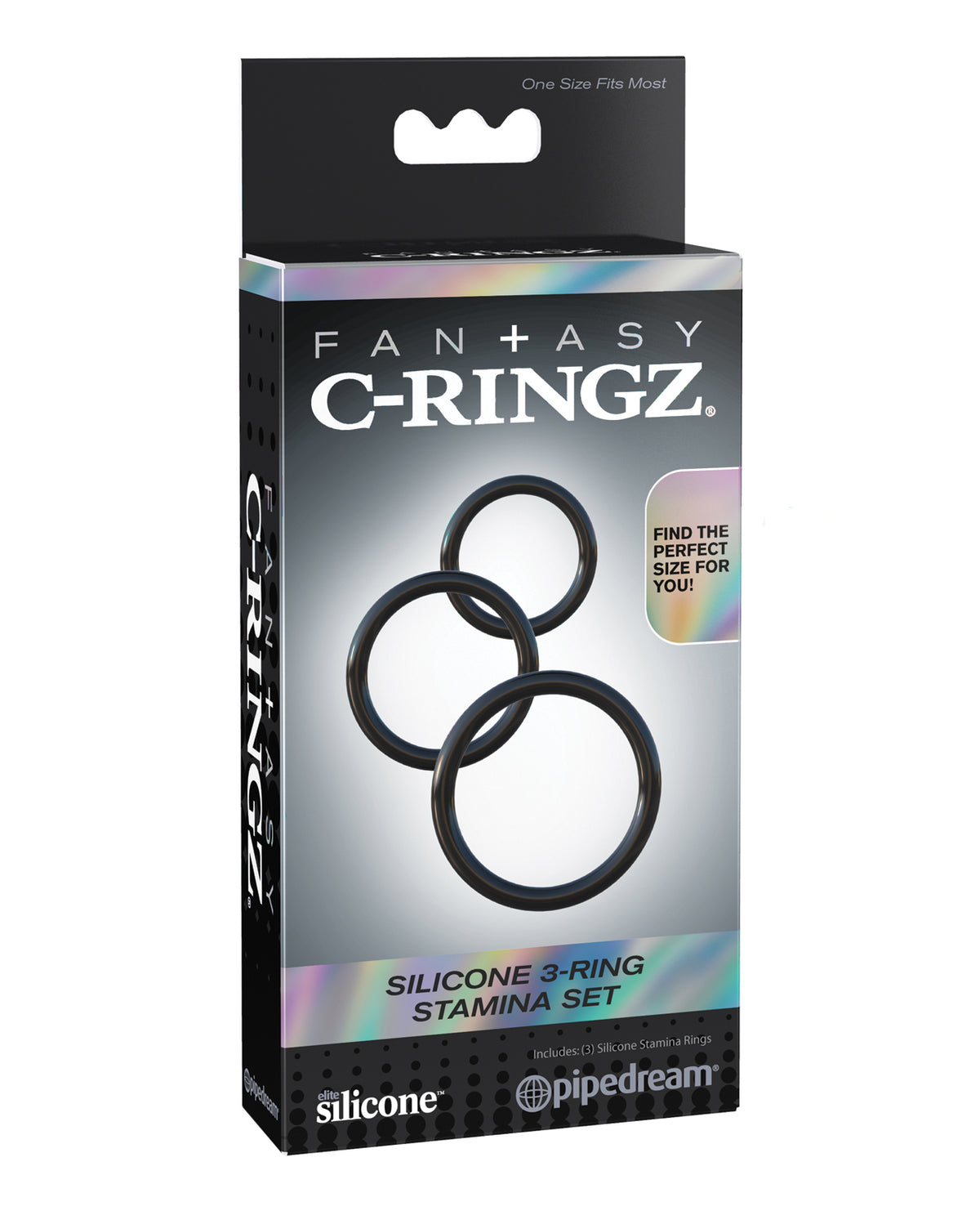 Fantasy C-Ringz Silicone 3-Ring Stamina Set