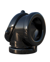 Rock Hard Cock Pipe Black Penis Enhancement Ring with Super-Stretchy TPR