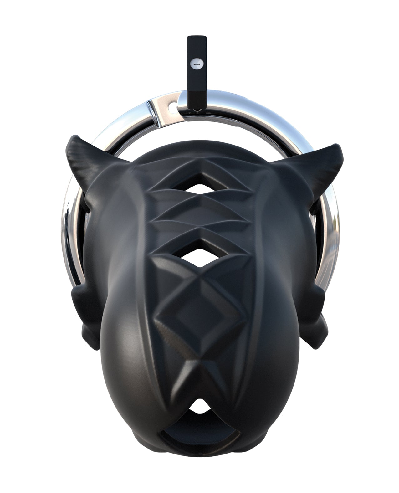 Extreme Silicone Chastity Cage with Adjustable Stainless Steel Ring