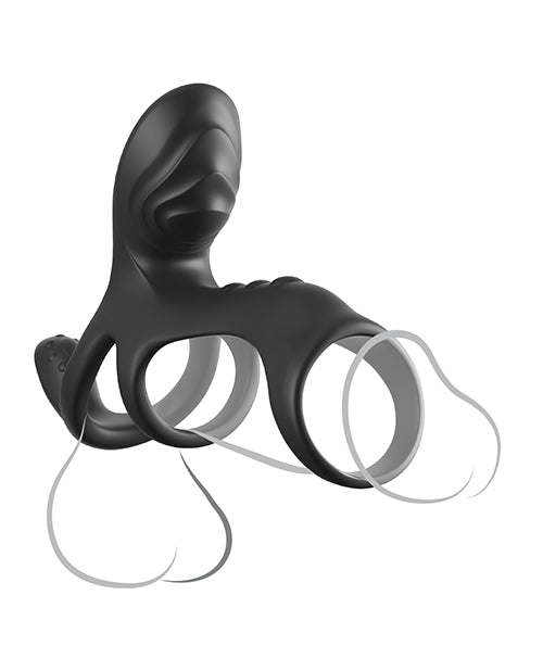 Ultimate Couples Cage Max Vibrating Cock Ring with Triple Motors