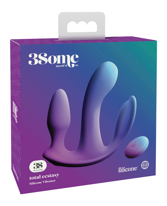 Threesome Vibrator Triple-Motor Clitoral and G-spot Stimulation for Complete Personal Pleasure