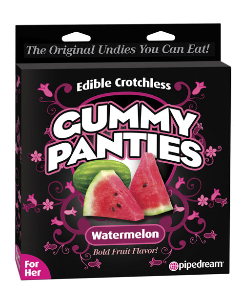 Pipedream Products Body Toppings & Edibles Watermelon Flavored Crotchless Gummy Panty for Sensual Play