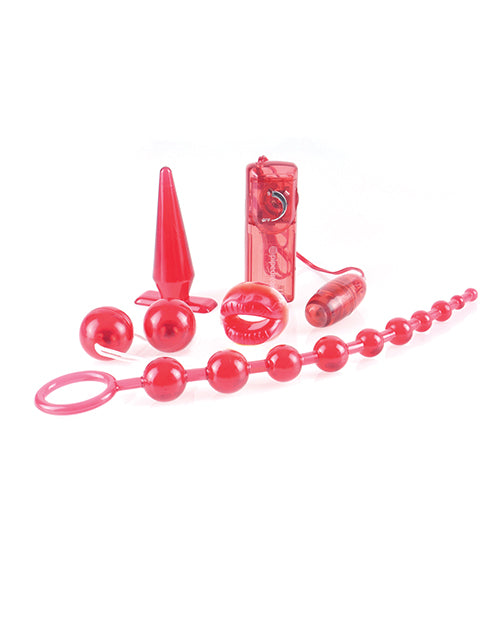 PDX Extreme Toyz Collection Adult Vibrator Kit with Sleeves and Accessories