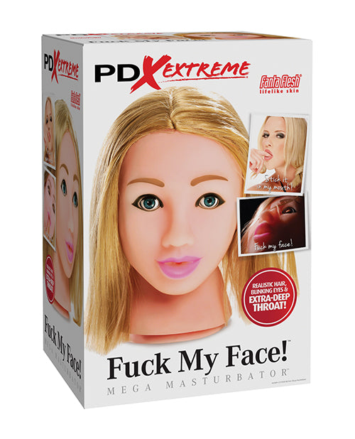 PDX Extreme Male Masturbator Realistic Fanta Flesh Suction Cup for Lifelike Hands-Free Pleasure