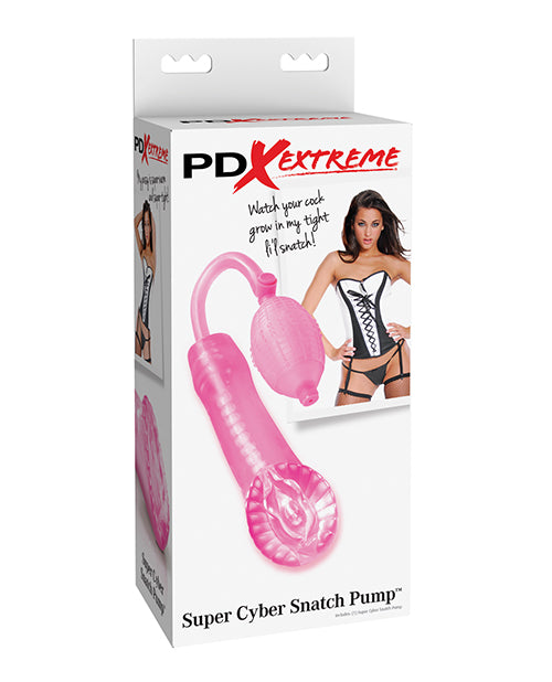 PDX Extreme Masturbator Realistic CyberSkin Pleasure Pump Sleeve for Enhanced Solo Performance