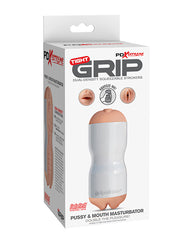 PDX Extreme Masturbator Dual-Density Squeezable Stroker with Realistic Textures for Intense Sensation